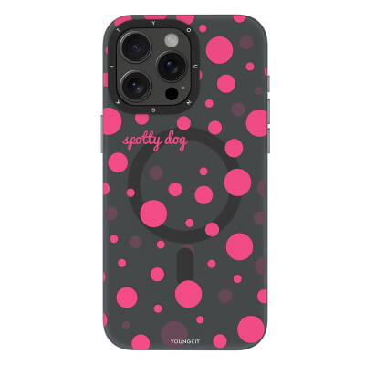 Apple iPhone 13 Pro Case Magsafe Charging Featured Polka Dot Patterned Youngkit Spots Series Cover - 11