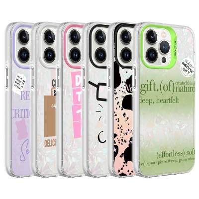 Apple iPhone 13 Pro Case Marble Pattern Zore Marbello Cover - 8