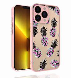 Apple iPhone 13 Pro Case Patterned Camera Protected Glossy Zore Nora Cover - 3