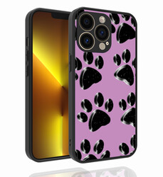 Apple iPhone 13 Pro Case Patterned Camera Protected Glossy Zore Nora Cover - 5