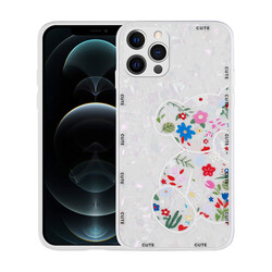 Apple iPhone 13 Pro Case Patterned Hard Silicone Zore Mumila Cover - 9