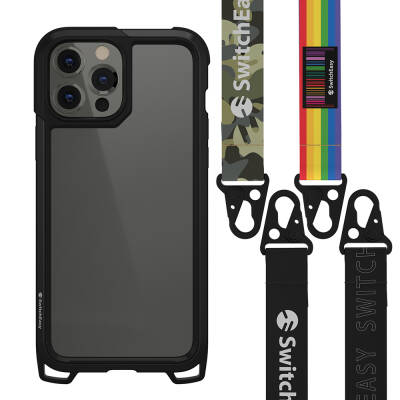 Apple iPhone 13 Pro Case with Neck Strap, Composite Design, Anti-Shock, Licensed Switcheasy Odyssey Cover - 8