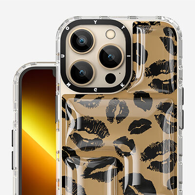 Apple iPhone 13 Pro Case YoungKit Leopard Article Series Cover - 16