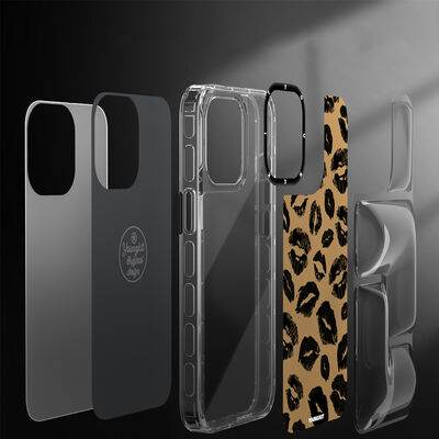 Apple iPhone 13 Pro Case YoungKit Leopard Article Series Cover - 18