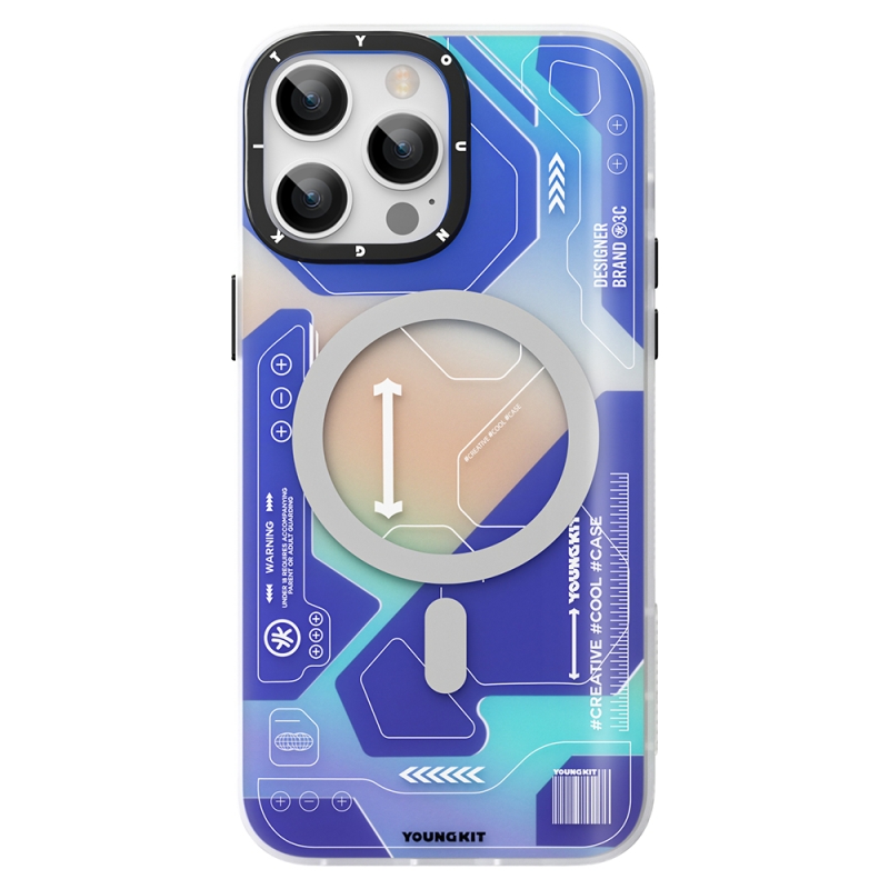 Apple iPhone 13 Pro Case YoungKit Metaverse Series Cover with Magsafe Charging - 6