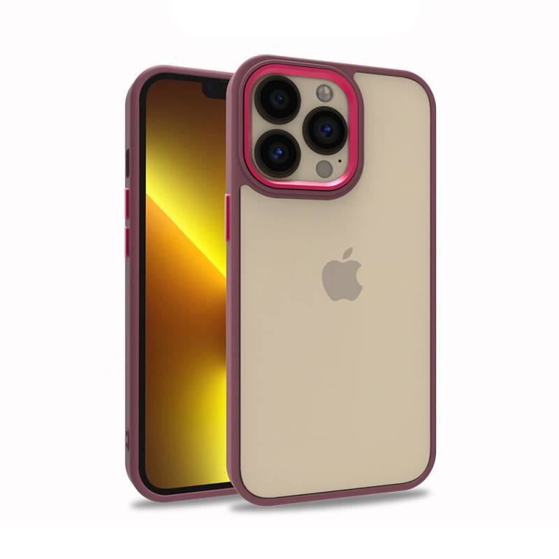 Apple iPhone 13 Pro Case Zore Flora Cover - 7