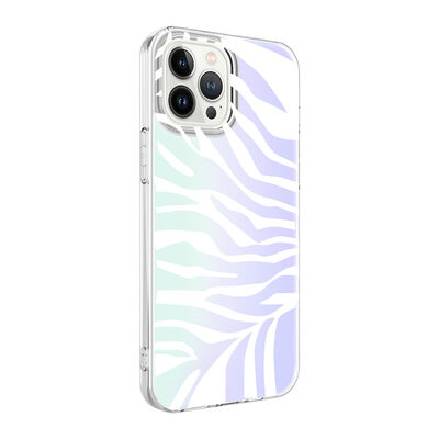 Apple iPhone 13 Pro Case Zore M-Blue Patterned Cover - 3