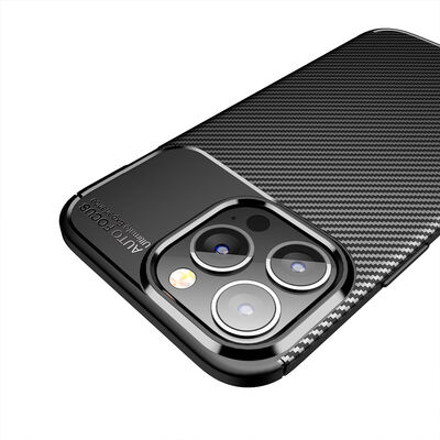 Apple iPhone 13 Pro Case Zore Negro Silicon Cover - 3