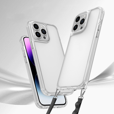 Apple iPhone 13 Pro Kılıf Airbagli Takılabilir Askı Aparatlı Zore Snap Silikon Kapak - 3
