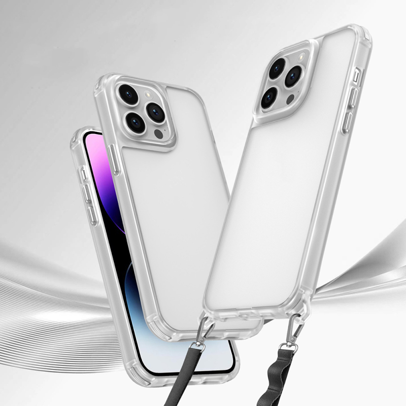 Apple iPhone 13 Pro Kılıf Airbagli Takılabilir Askı Aparatlı Zore Snap Silikon Kapak - 3