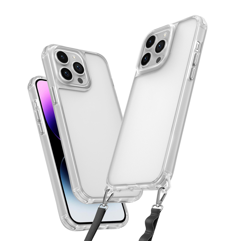 Apple iPhone 13 Pro Kılıf Airbagli Takılabilir Askı Aparatlı Zore Snap Silikon Kapak - 2