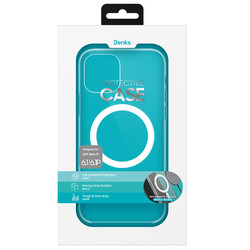 Apple iPhone 13 Pro Kılıf Benks ​​​​​​Crystal Series With Magnetic Clear Kapak - 4
