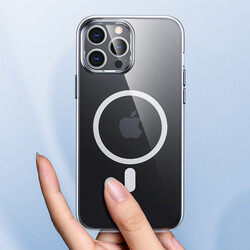 Apple iPhone 13 Pro Kılıf Benks ​​​​​​Crystal Series With Magnetic Clear Kapak - 5