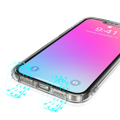 Apple iPhone 13 Pro Kılıf Kajsa Transparent Kapak - 13
