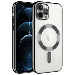 Apple iPhone 13 Pro Kılıf Kamera Korumalı Magsafe Wireless Şarj Özellikli Zore Demre Kapak - 1