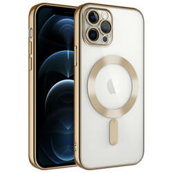 Apple iPhone 13 Pro Kılıf Kamera Korumalı Magsafe Wireless Şarj Özellikli Zore Demre Kapak - 7
