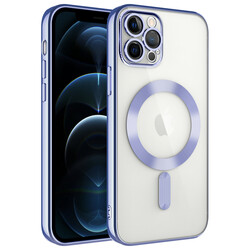 Apple iPhone 13 Pro Kılıf Kamera Korumalı Magsafe Wireless Şarj Özellikli Zore Demre Kapak - 9