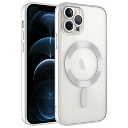 Apple iPhone 13 Pro Kılıf Kamera Korumalı Magsafe Wireless Şarj Özellikli Zore Demre Kapak - 5