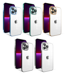 Apple iPhone 13 Pro Kılıf Kamera Korumalı Renkli Çerçeveli Zore Garaj Kapak - 2