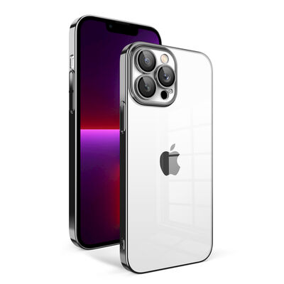 Apple iPhone 13 Pro Kılıf Kamera Korumalı Renkli Çerçeveli Zore Garaj Kapak - 3