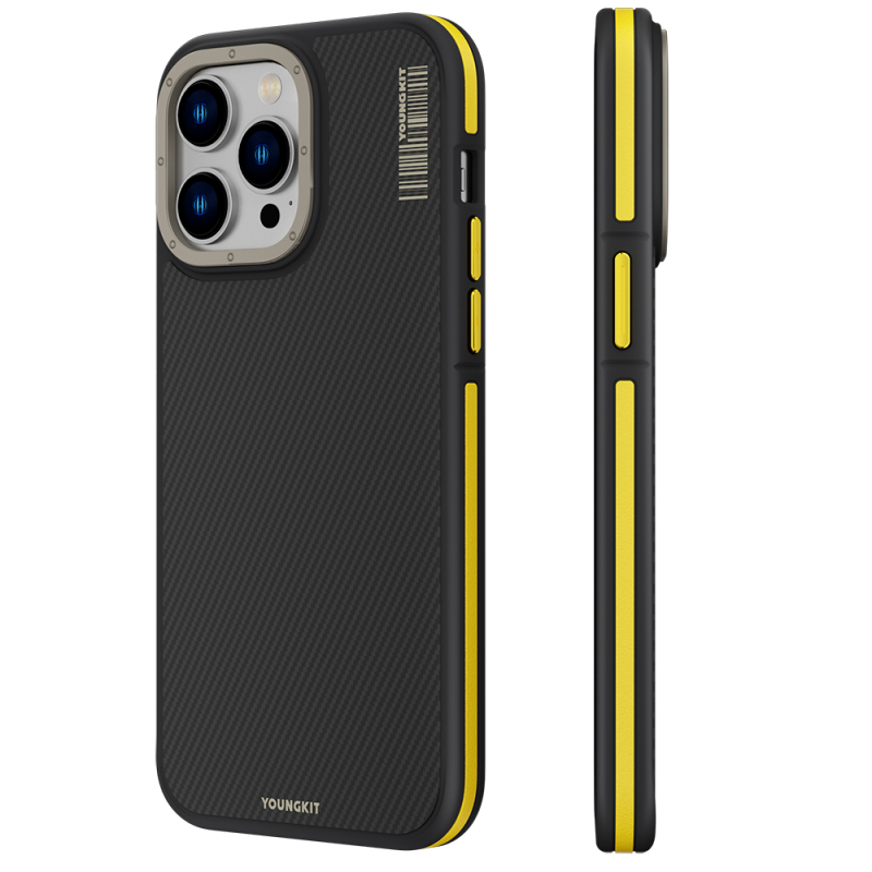 Apple iPhone 13 Pro Kılıf M-safe Şarj Özellikli YoungKit 600D Kapak - 2