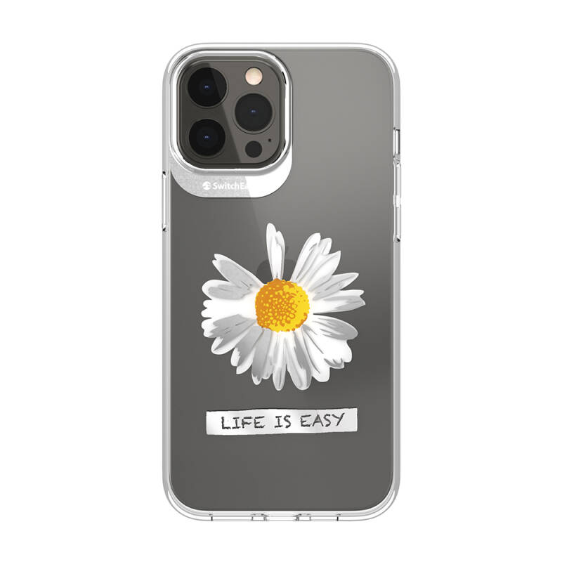 Apple iPhone 13 Pro Kılıf Max Çift IMD Baskılı Lisanslı Switcheasy Artist Daisy Kapak - 1