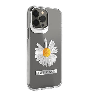 Apple iPhone 13 Pro Kılıf Max Çift IMD Baskılı Lisanslı Switcheasy Artist Daisy Kapak - 3