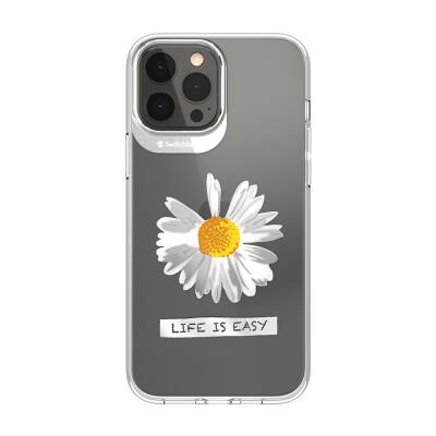 Apple iPhone 13 Pro Kılıf Max Çift IMD Baskılı Lisanslı Switcheasy Artist Daisy Kapak - 2