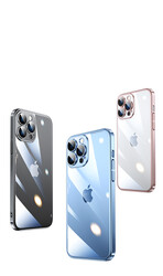 Apple iPhone 13 Pro Kılıf Sert PC Renkli Çerçeveli Zore Riksos Kapak - 2