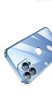 Apple iPhone 13 Pro Kılıf Sert PC Renkli Çerçeveli Zore Riksos Kapak - 12