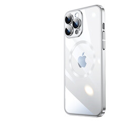 Apple iPhone 13 Pro Kılıf Wireless Şarj Özellikli Sert PC Zore Riksos Magsafe Kapak - 14
