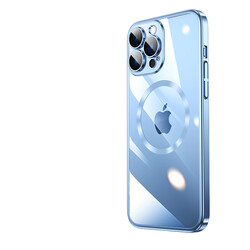 Apple iPhone 13 Pro Kılıf Wireless Şarj Özellikli Sert PC Zore Riksos Magsafe Kapak - 16