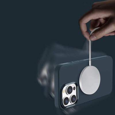 Apple iPhone 13 Pro Kılıf Wiwu Magsafe Magnetic Silikon Kapak - 21