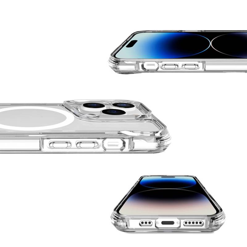 Apple iPhone 13 Pro Kılıf Zore Magsafe Şarj Özellikli T-Max Magsafe Kapak