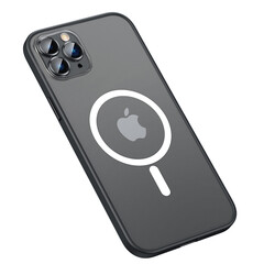 Apple iPhone 13 Pro Kılıf Zore Mokka Wireless Kapak - 7