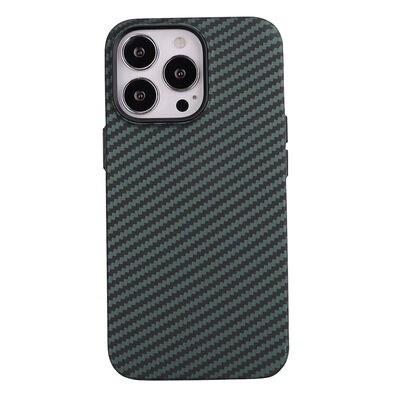 Apple iPhone 13 Pro Max Case Carbon Fiber Look Zore Karbono Cover - 1