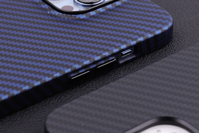 Apple iPhone 13 Pro Max Case Carbon Fiber Look Zore Karbono Cover - 2