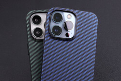 Apple iPhone 13 Pro Max Case Carbon Fiber Look Zore Karbono Cover - 5