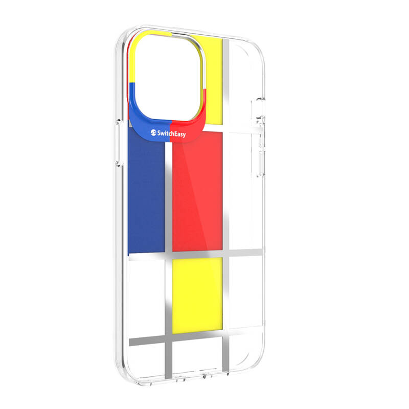 Apple iPhone 13 Pro Max Case Double IMD Printed Licensed Switcheasy Artist Mondrian Cover - 5