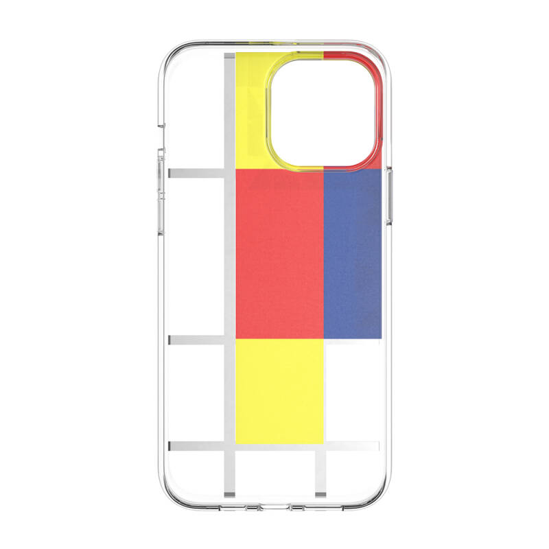 Apple iPhone 13 Pro Max Case Double IMD Printed Licensed Switcheasy Artist Mondrian Cover - 6