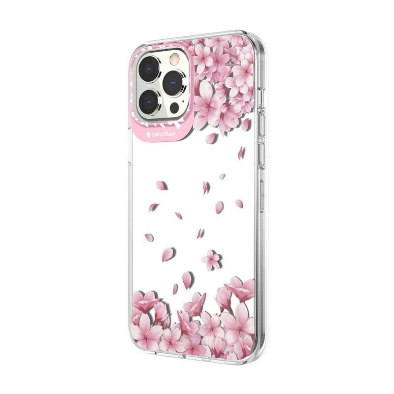 Apple iPhone 13 Pro Max Case Double IMD Printed Licensed Switcheasy Artist Sakura Cover - 4