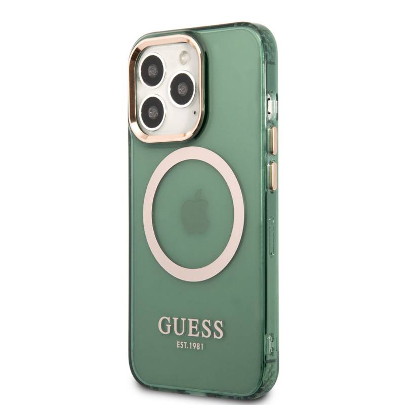 Apple iPhone 13 Pro Max Case GUESS Magsafe Charge Feature Airbag Design Cover - 2