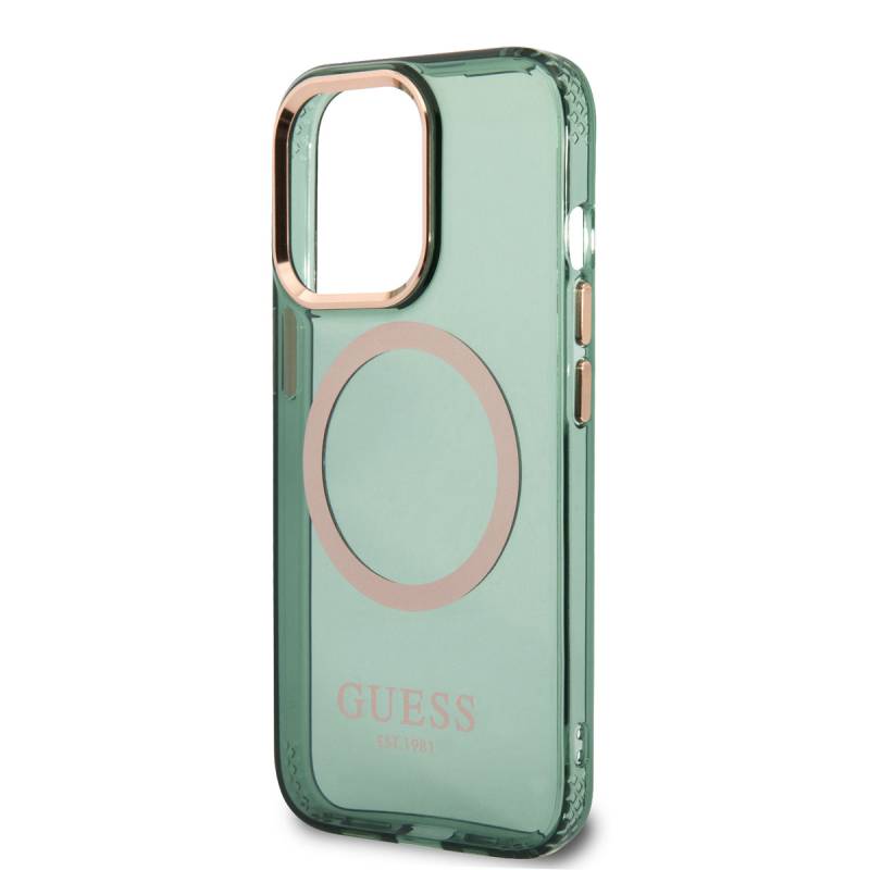 Apple iPhone 13 Pro Max Case GUESS Magsafe Charge Feature Airbag Design Cover - 5