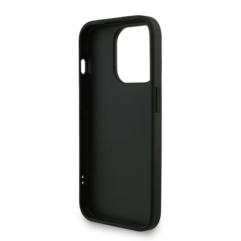 Apple iPhone 13 Pro Max Case Guess Original Licensed PU Leather Wrist Strap Rope Metal Large 4G and Text Logo Cover - 10
