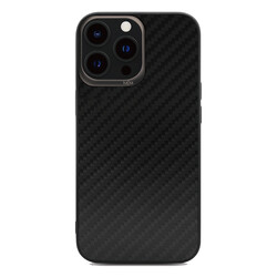 Apple iPhone 13 Pro Max Case Kajsa Carbon Fiber Collection Back Cover - 1