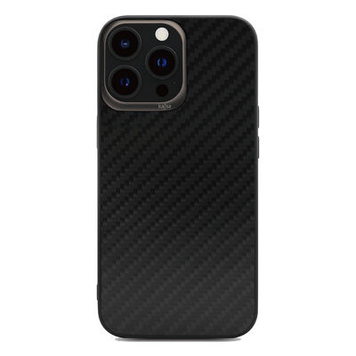 Apple iPhone 13 Pro Max Case Kajsa Carbon Fiber Collection Back Cover - 2