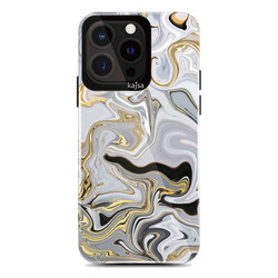 Apple iPhone 13 Pro Max Case Kajsa Shield Plus Abstract Series Back Cover - 5