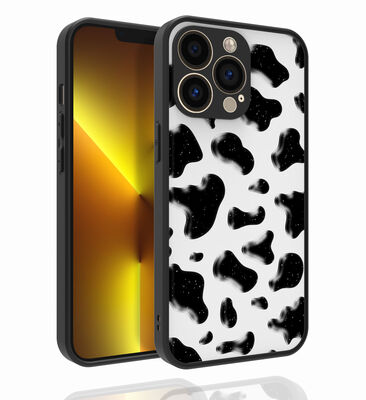 Apple iPhone 13 Pro Max Case Patterned Camera Protected Glossy Zore Nora Cover - 4