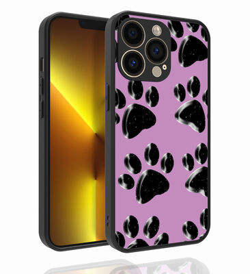 Apple iPhone 13 Pro Max Case Patterned Camera Protected Glossy Zore Nora Cover - 5