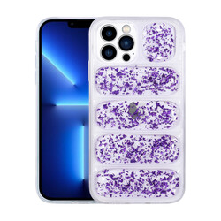 Apple iPhone 13 Pro Max Case With Camera Protection Glittery Airbag Zore Wave Cover - 6